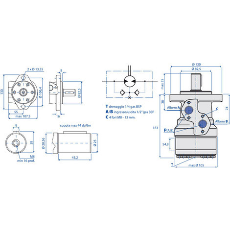 MOTORE ORB.MR CC 315,7 AL.25 CIL.