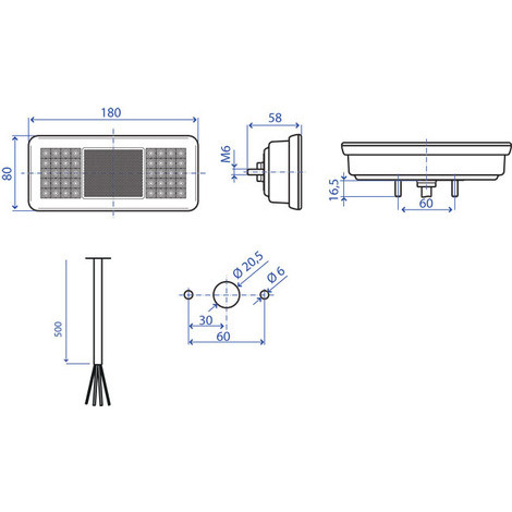 BARRA A 24 LED 10-30V - 72W 5040LMN