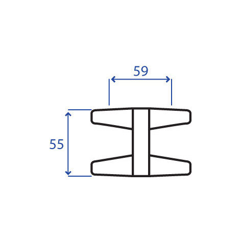 FORCELLA DOPPIA CORTA 59