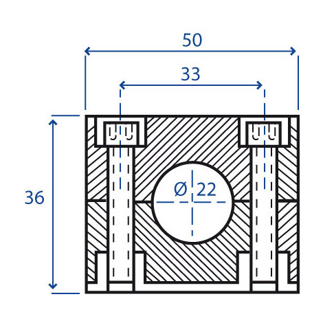 BLOCCHETTO FERMATUBO 1.P. T.22