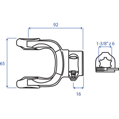 FORCELLA ATT. S.2100 1-3/8