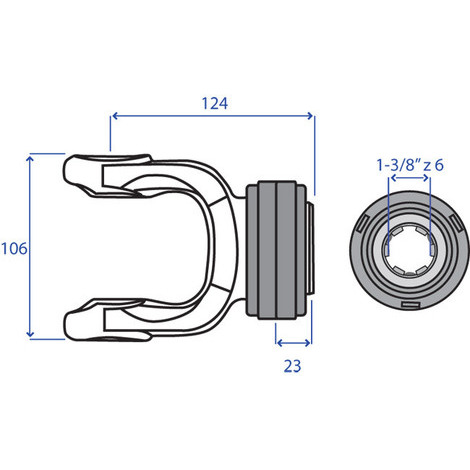 FORCELLA ATT. S.2500 1-3/8