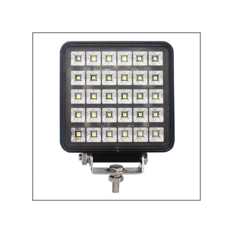 Faro lavoro quad.30 led c/inter. 3800lmn