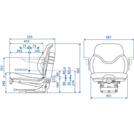 SEDILE SKAY SC79 C/MOLL.M3O BASE PIANA