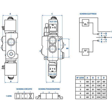 DISTRIBUTORE ELETTRICO 1LEVA 3/8