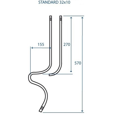 MOLLA ROMPITRACCIA 32X10