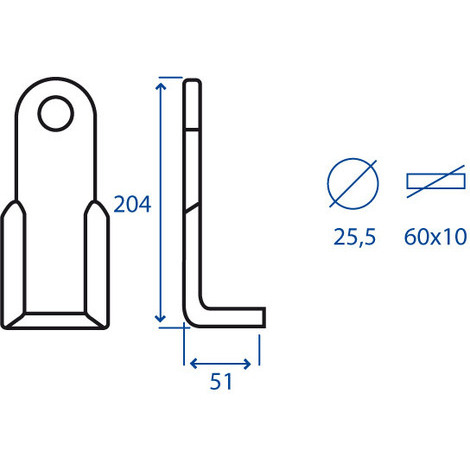 COLTELLO TRINCIA MEAAT/NOBILI BMG A L