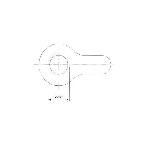 ALETTA FERMO 3P 27X3   PZ.5