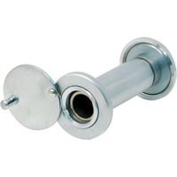 Spioncino grandangolo porte potent - Finitura cromo satinato f.mm 14 l.mm 70/120