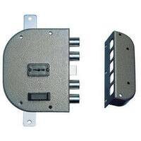 Serratura legno applicare 2250 plus cr - Dm m4 tripl+scr e.mm 60 sx