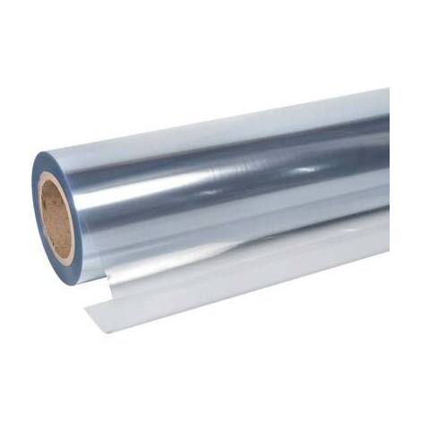 Vetro  sintetico  semirigido - Pvc  trasparente  mt    50x1  s.mm  0,75