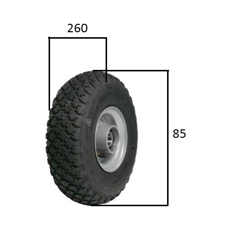 RUOTA PNEUMATICA GARDEN 3.00X4