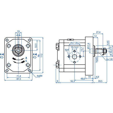 POMPA GR2 DX 12 CC 250BAR