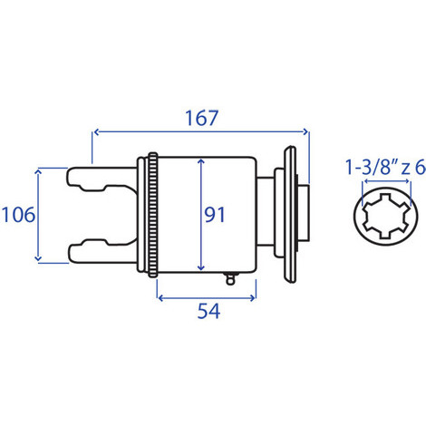 RUOTA LIBERA T60 RL2 1-3/8