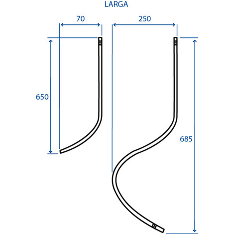 MOLLA ROMPITRACCIA TIPO LARGO 32X10