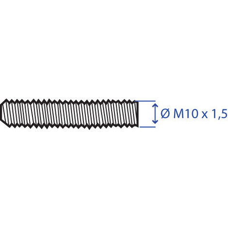 BARRA FILETTATA X IMP.GENERICI M10X1,5