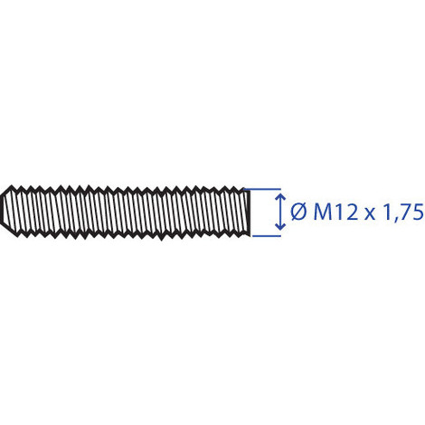 BARRA FILETTATA X IMP.GENERICI M12X1,75