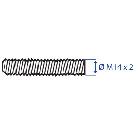 BARRA FILETTATA X IMP.GENERICI M14X2