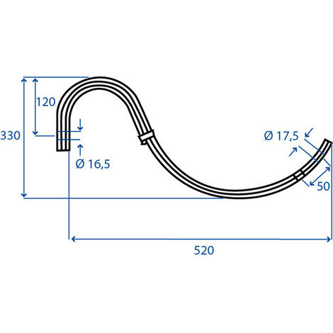 MOLLA PER COLTIVATORE 3+1/2 C/VOMERINO