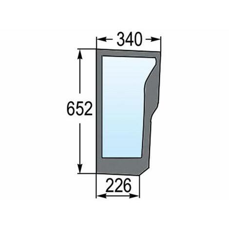 Parabrezza inferiore destro, adattabile rif. originale CNH 47125737