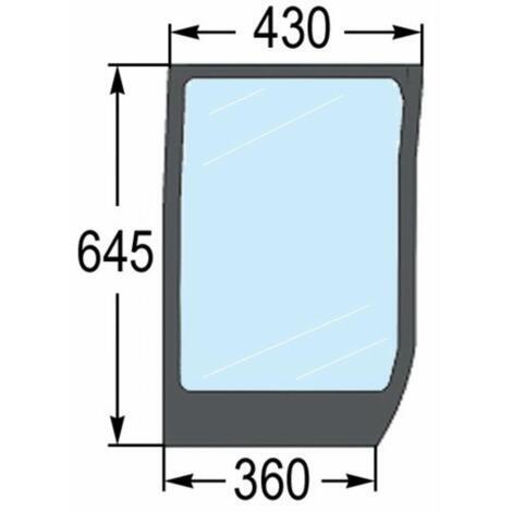 Parabrezza inferiore destro adattabile rif. originale CNH 82030487