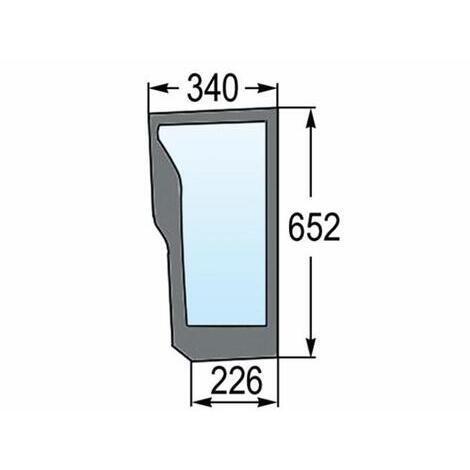 Parabrezza inferiore sinistro, adattabile rif. originale CNH 47125738