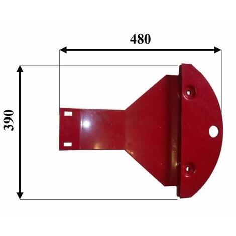 Pattino di protezione per falciatrice rotativa adattabile Kuhn ref. 55922000