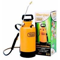 Pompa a pressione 6 lt Pompante plastica, serbatoio in polietilene HD, Guranizioni in NBR, ugello in ottone regolabile ed orientabile in tutte le direzioni, valvola di scarico pressione