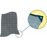 Rete verde antispina 4x8mt 92 gr/m² con angolari rinforzati di occhielli