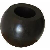 Rotula in materiale 20MnCr5 per ganci inferiori, diametro sferico 56, spessore 45, diametro foro 28