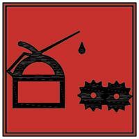 Spia cruscotto trattore rossa temperatura olio meccanico senza lampadina