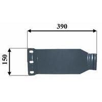 Suola adattabile Claas rif. 9389660, lunghezza 390mm, larghezza 150mm