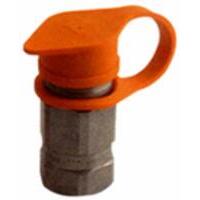 Tappo parapolvere Faster di colore rosso per innesti rapidi faccia piana maschio da 1/4