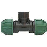 Giunto TEE 90°derivato filetto femmina PN10 25x3/4