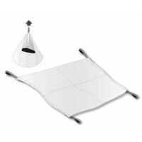 Telo raccolta sfalci 3x3 portata 300kg. Muniti di 4 nastri per sollevamento