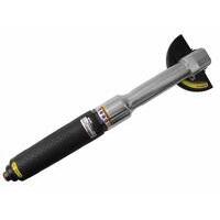 Troncatrice angolare leggera, adatta per dischi diametro 100 e sp 1o 2 mm Pulsante di bloccaggio del disco carter di protezione della mola orientabile kw 0,75