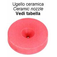 UGELLO IN CERAMICA 15X3MM FORO Ø 1