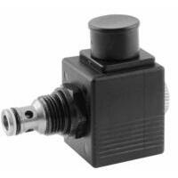 Valvola elettrica a 2 vie 12VDC normalmente aperta, portata 35 litri, pressione massima 310 bar. Bobina inclusa, senza connettore.