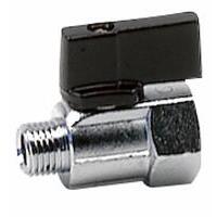 Valvola a sfera M-F con maniglia a farfalla, filettatura 1/4