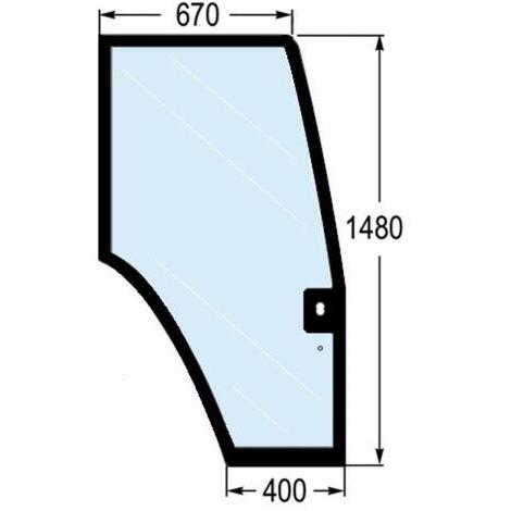 Vetro portiera adattabile rif. originale CNH 82000367
