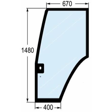 Vetro portiera adattabile rfi. originale CNH 82000396