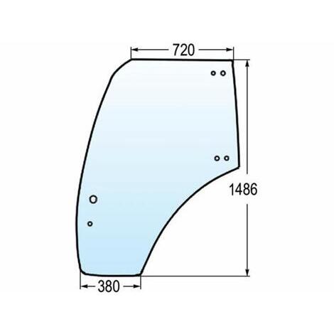 Vetro portiera sinistra adattabile rif. originale Same 04418951